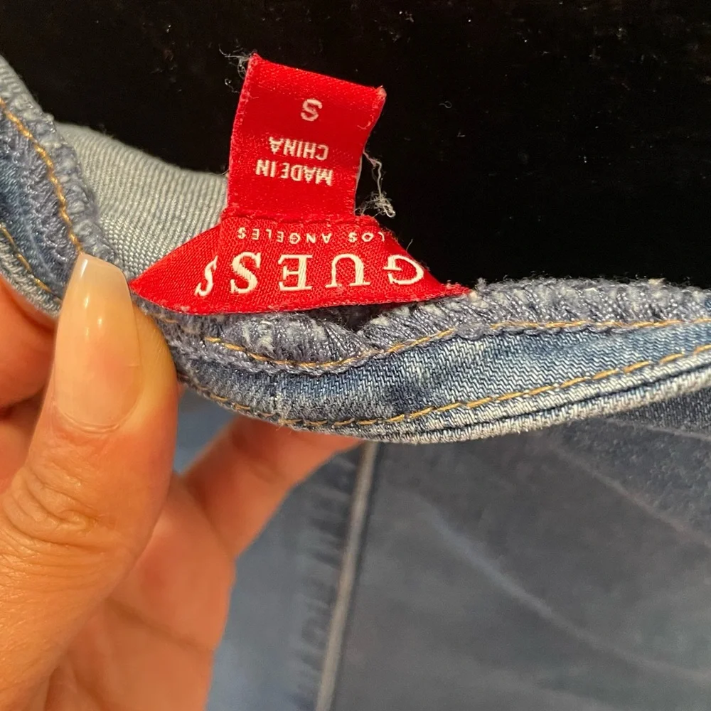 Blue Denim Button-Front Tank Dress - Picture 5 of 5